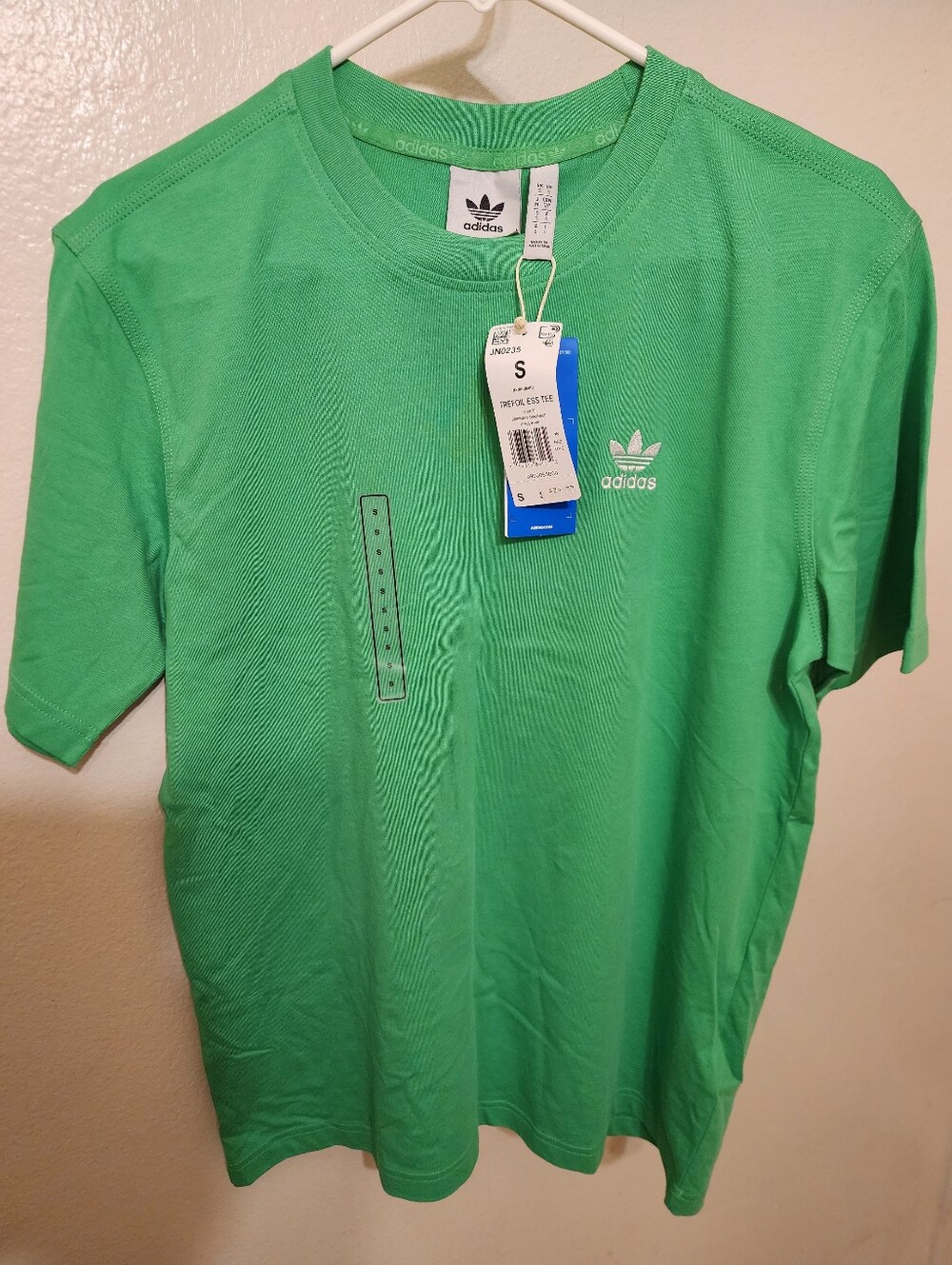 Adidas Men’s Bright Green Trefoil Short Sleeve Tee